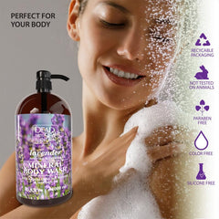 Dead Sea Collection Lavender Oil drop close-up highlighting lavender infusion.