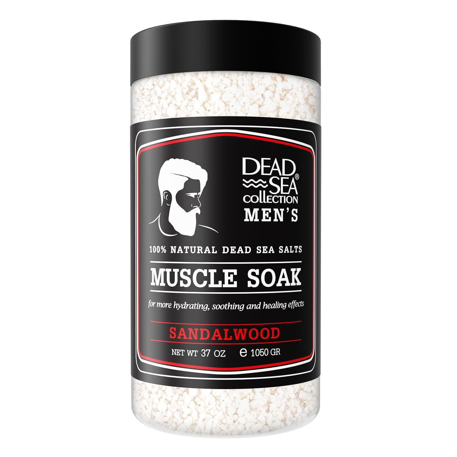Dead Sea Collection sal de baño para hombres con sándalo, relajación muscular