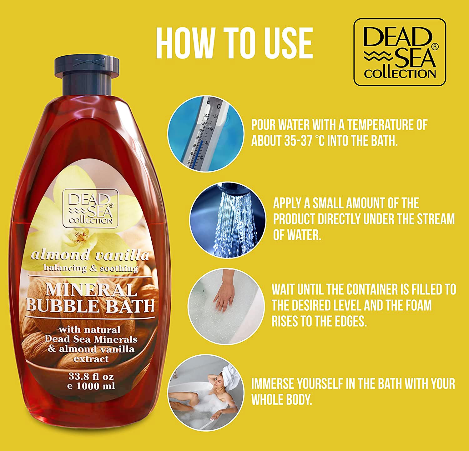 Dead Sea Collection two-bottle set packaging highlights value and convenience.