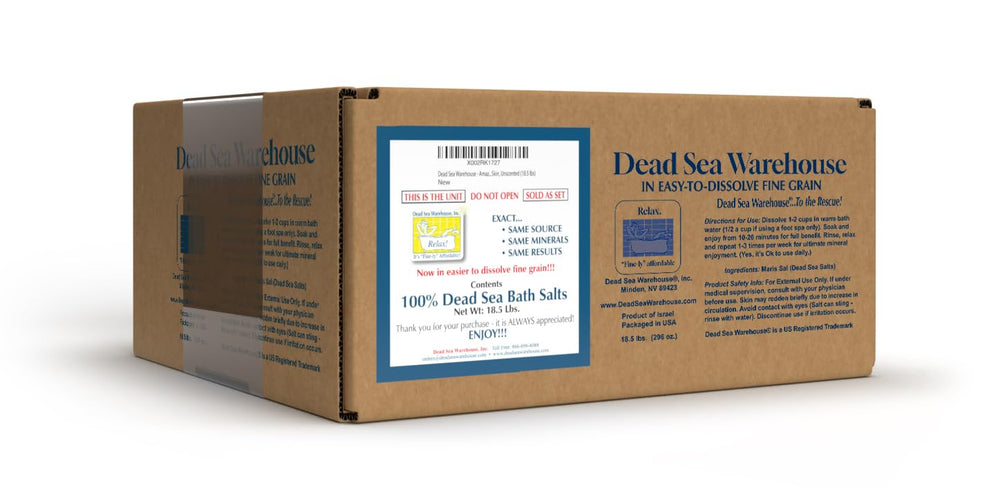 Dead Sea Warehouse crystal bath salts bulk for mineral-rich soaking