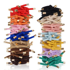 DealEachDay elásticos de pelo 56 piezas, 14 colores para variar estilos sin dañar el cabello.