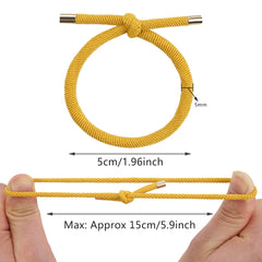 DealEachDay elásticos de pelo, diámetro 5 cm, ideales para recogidos firmes y cómodos.