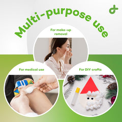 Dealmed cotton balls for face cleansing provide gentle application