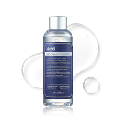 DearKlairs Unscented Toner bottle-front view showing a gentle, irritation-free formula