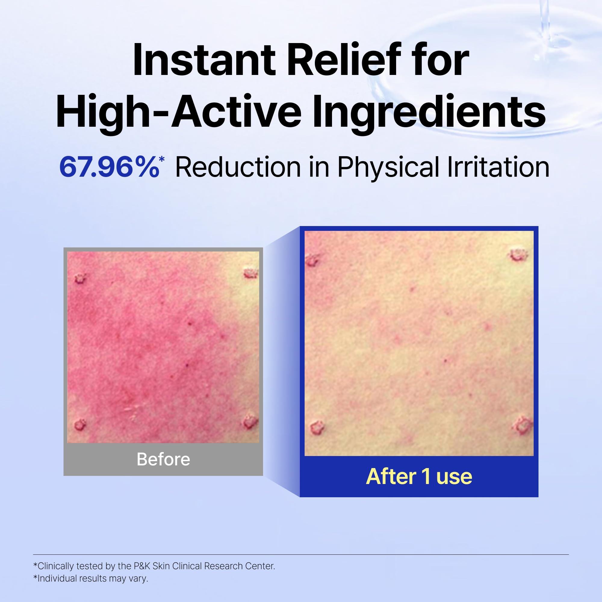 Cotton-pad application of DearKlairs Unscented Toner for even layering