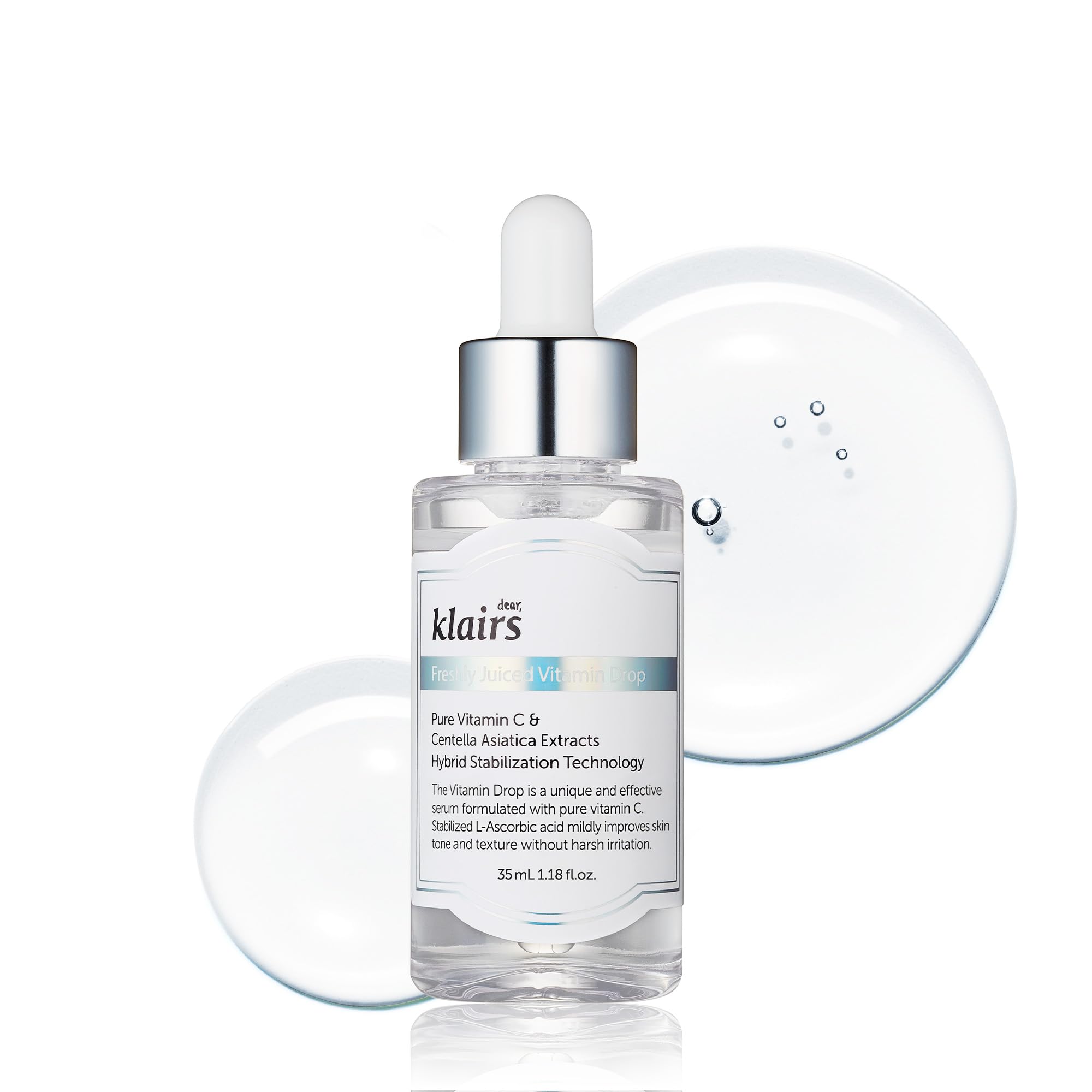 serum vitamina C DearKlairs en botella para brillo suave