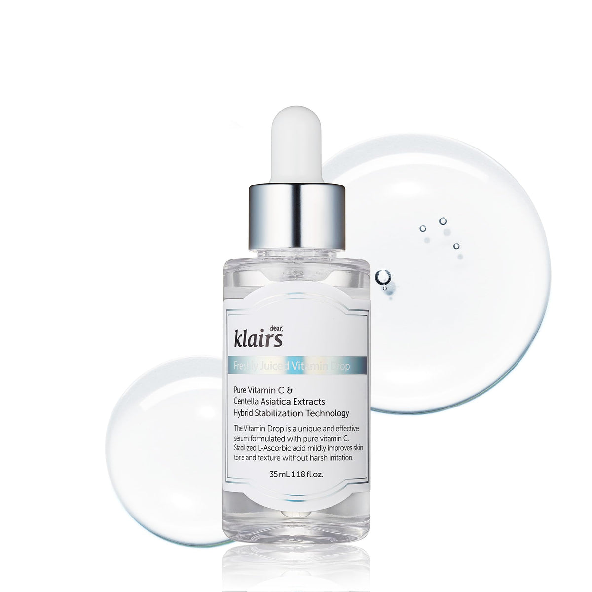 serum vitamina C DearKlairs en botella para brillo suave