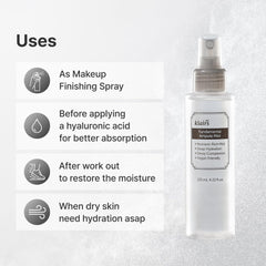 DearKlairs Fundamental Ampoule Mist, primer-maquillaje; prepara la piel para maquillaje suave.