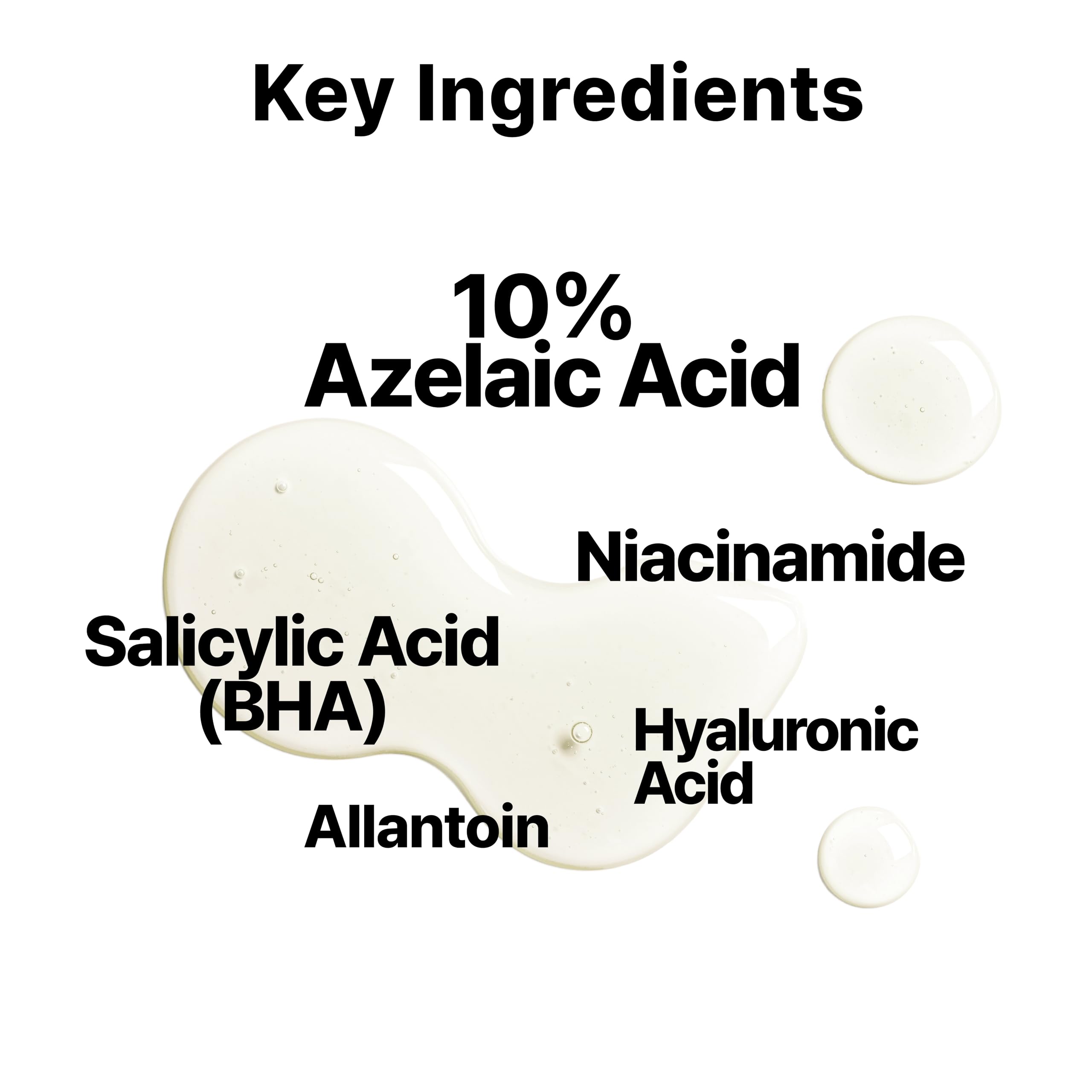 DearMYDEW Serum Azelaico 10% Niacinamida, frasco, tono más uniforme.