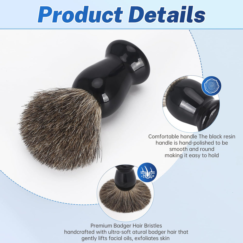 DEBETOOL black resin handle offering a comfortable, secure grip