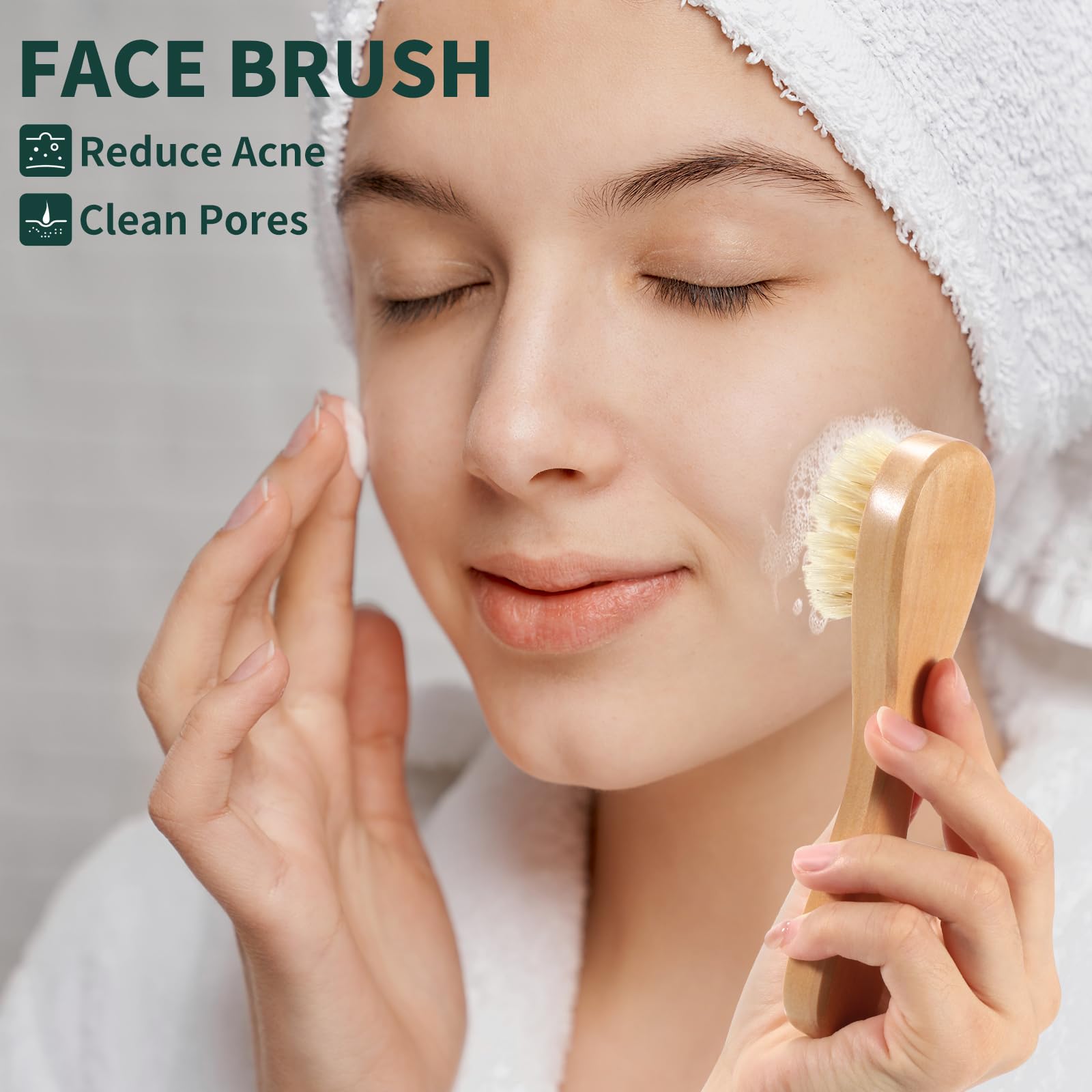 DEBETOOL Dry Brush Set repuestos para cabezas adicionales.