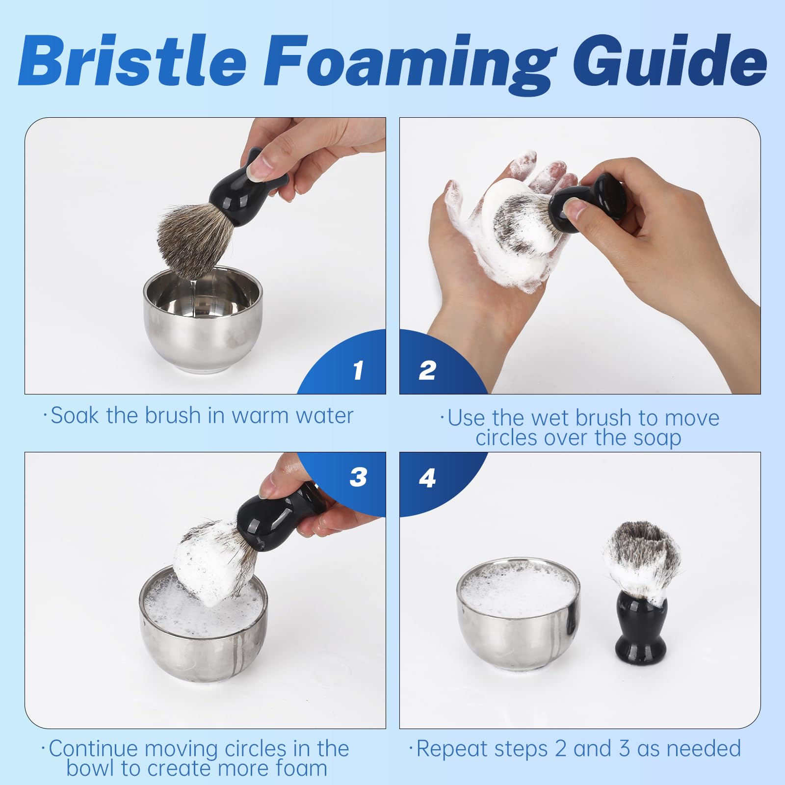 DEBETOOL ergonomic grip design supports controlled shaving motions