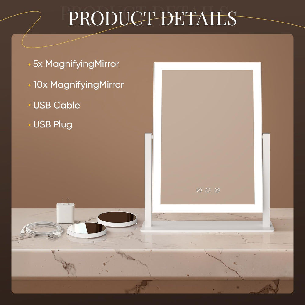DECADENCE vanity mirror gift-ready packaging for holidays and celebrations