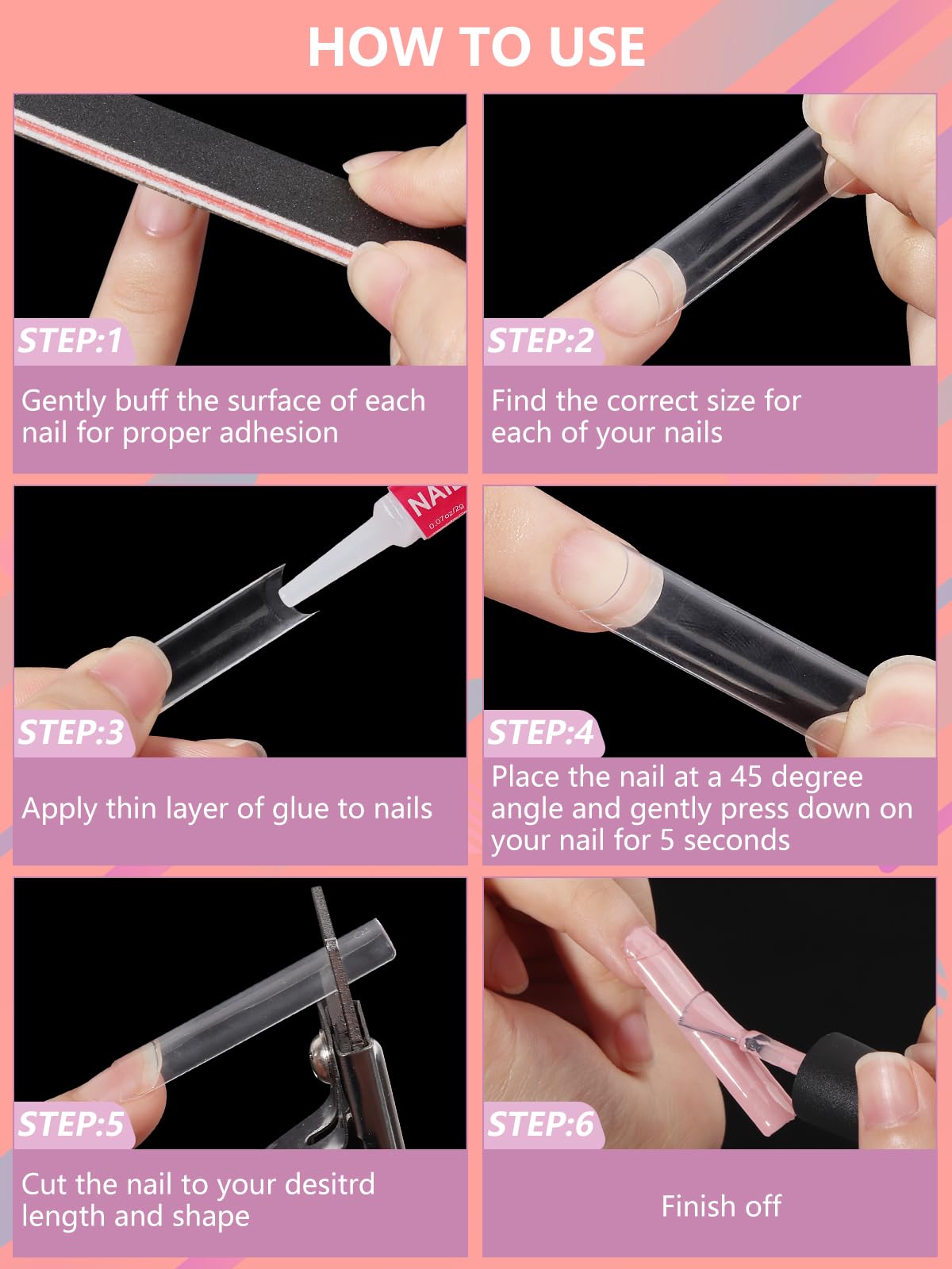 Deciniee easy trim and paint nails tips for quick at-home manicures.