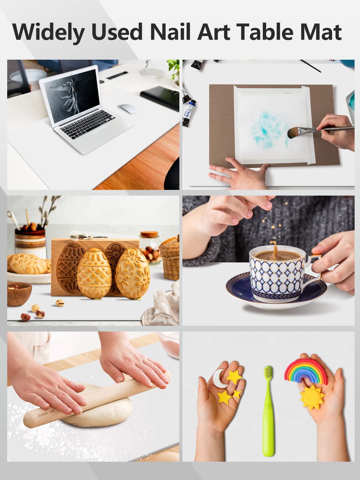 Large mat folds neatly for space-saving storage when not in use