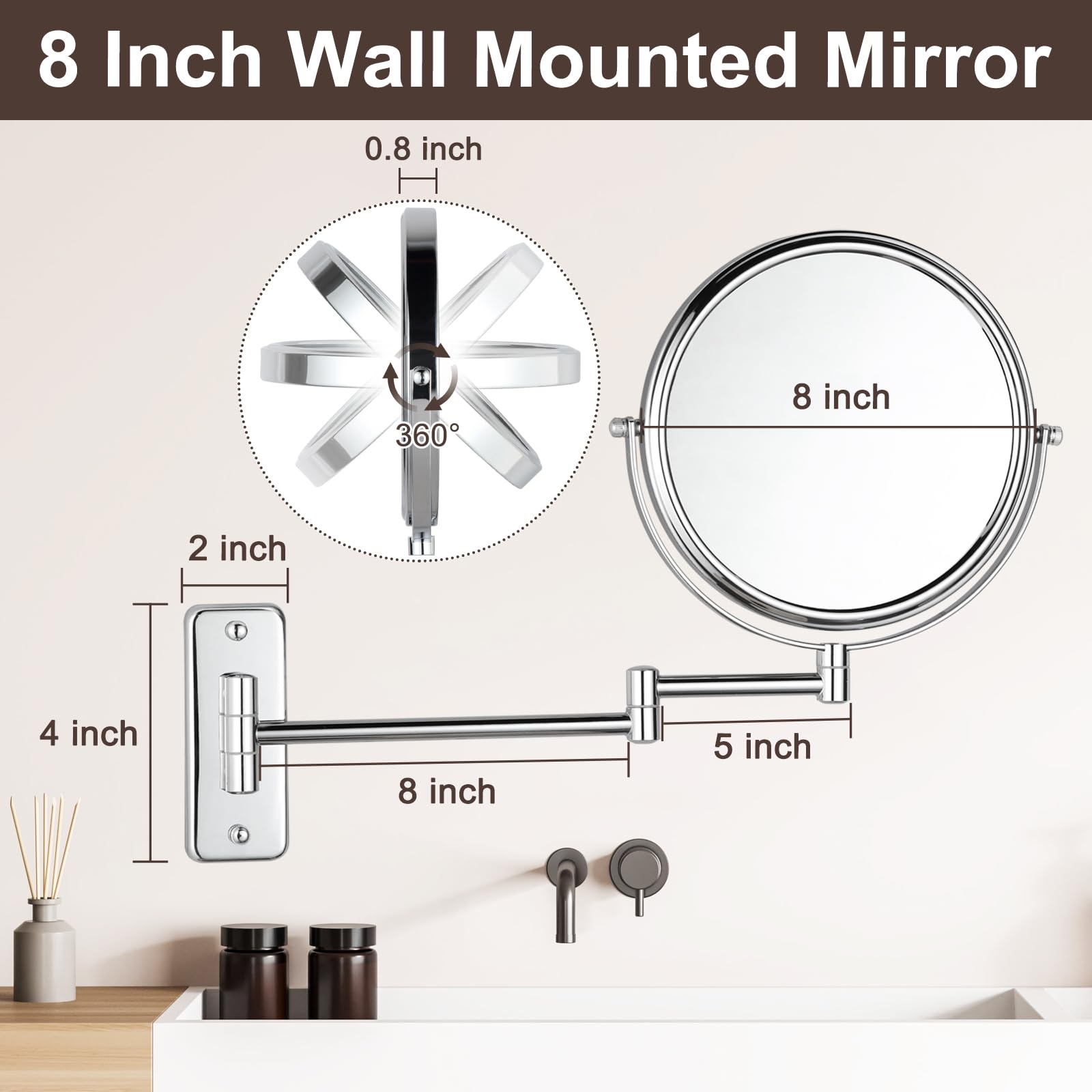 DECLUTTR 360-degree swivel lets you find the perfect angle.