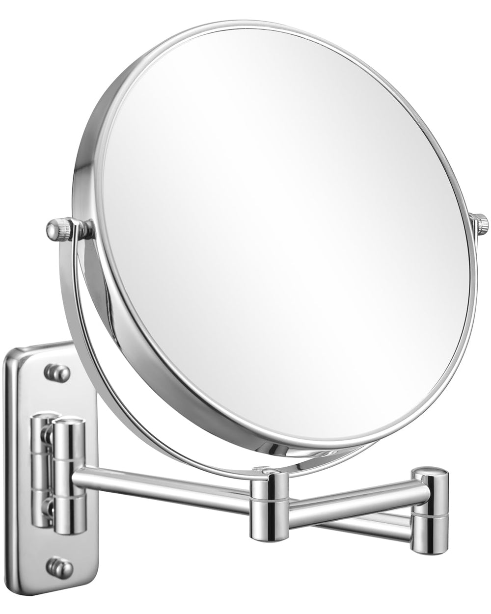 DECLUTTR adjustable arm magnifying mirror enables tailored positioning.