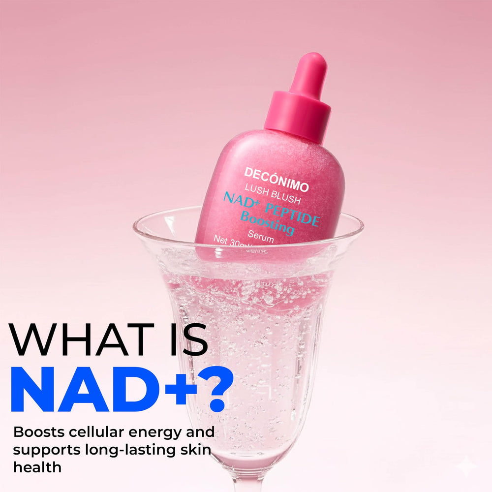 DECÓNIMO NAD+ extractos de bayas aportan antioxidantes y brillo.