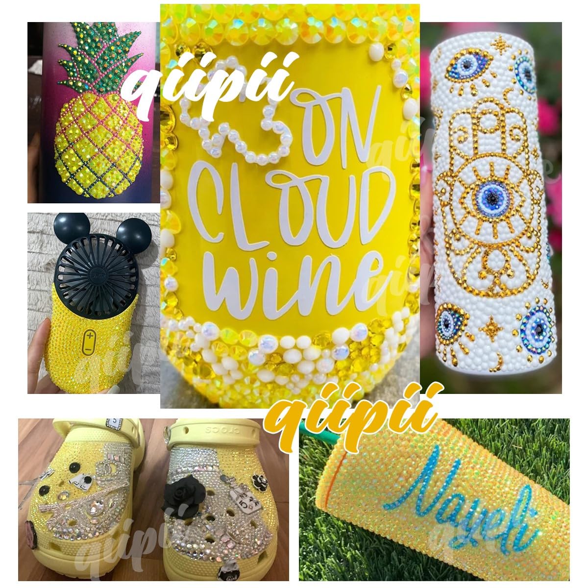 Decoración para cuerpo y rostro con Qiipii, opciones creativas.