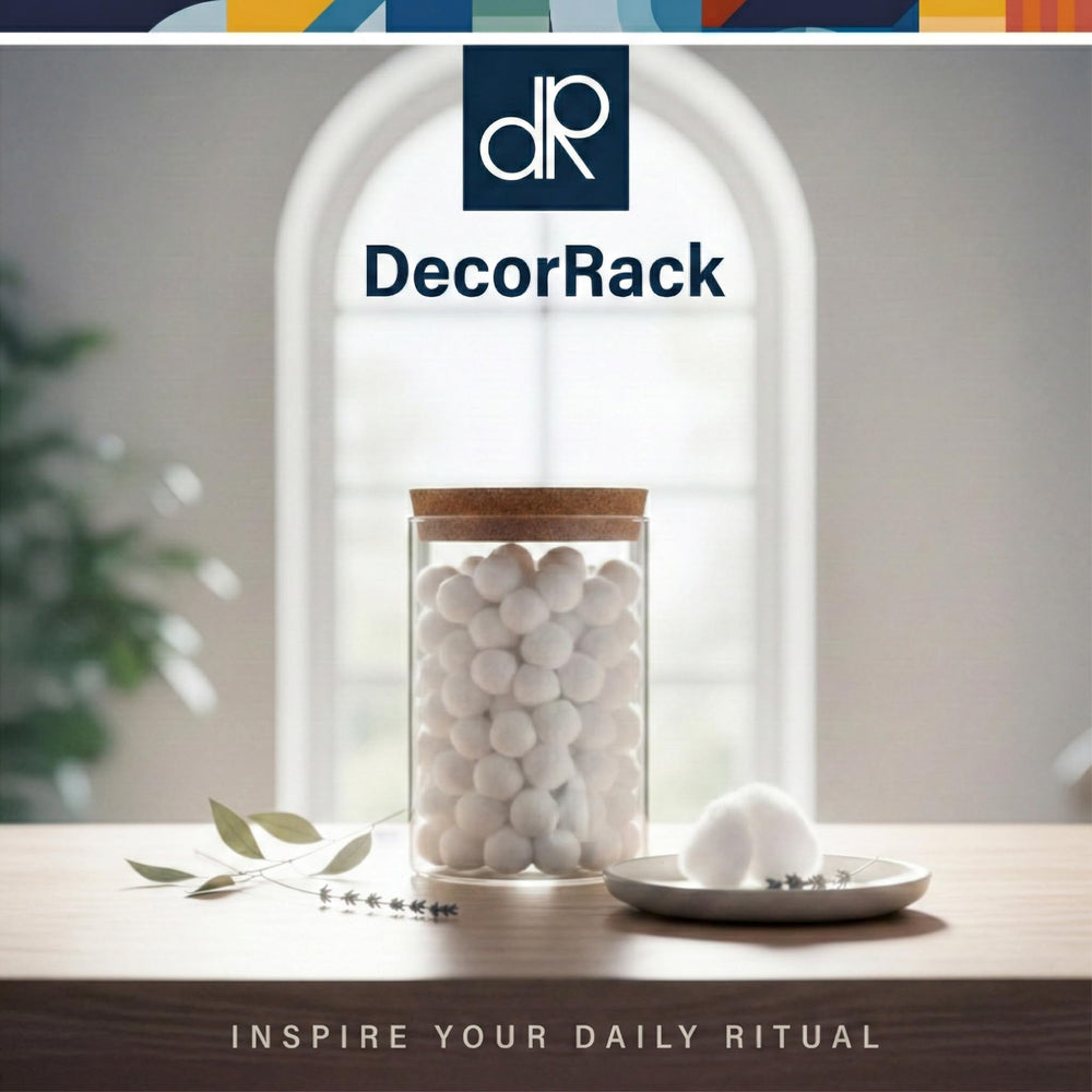 DecorRack 300 small cotton balls for crafts and hobbies