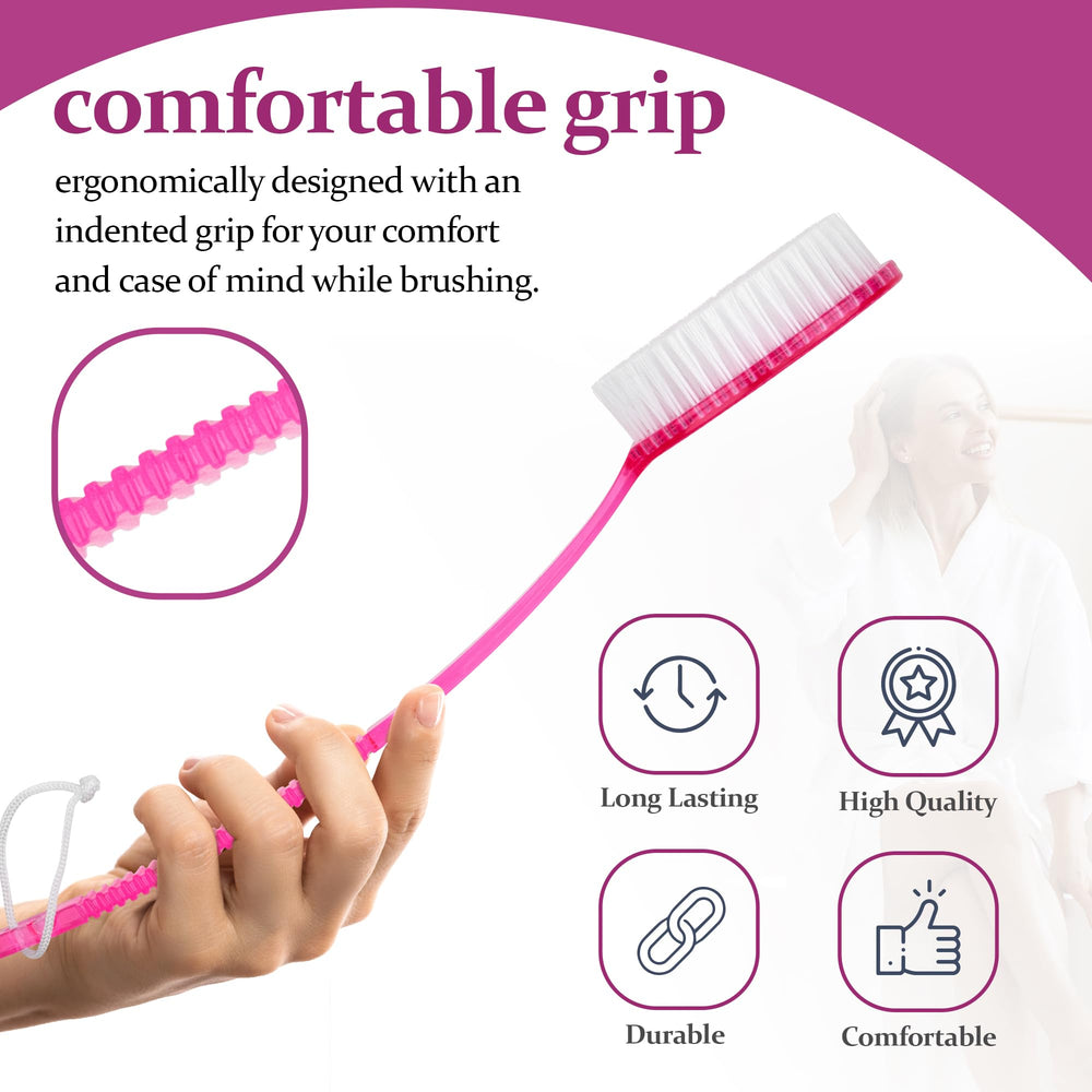 DecorRack durable bath brush with travel-friendly design for on-the-go use.