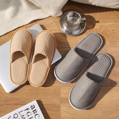 DECOUE vinyl EVA sole slippers designed for durable indoor use.