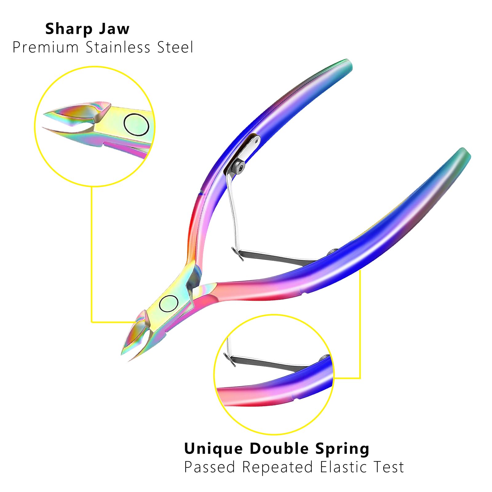 Decute five-in-one nail prep tool, versatile and precise for gel polish prep.
