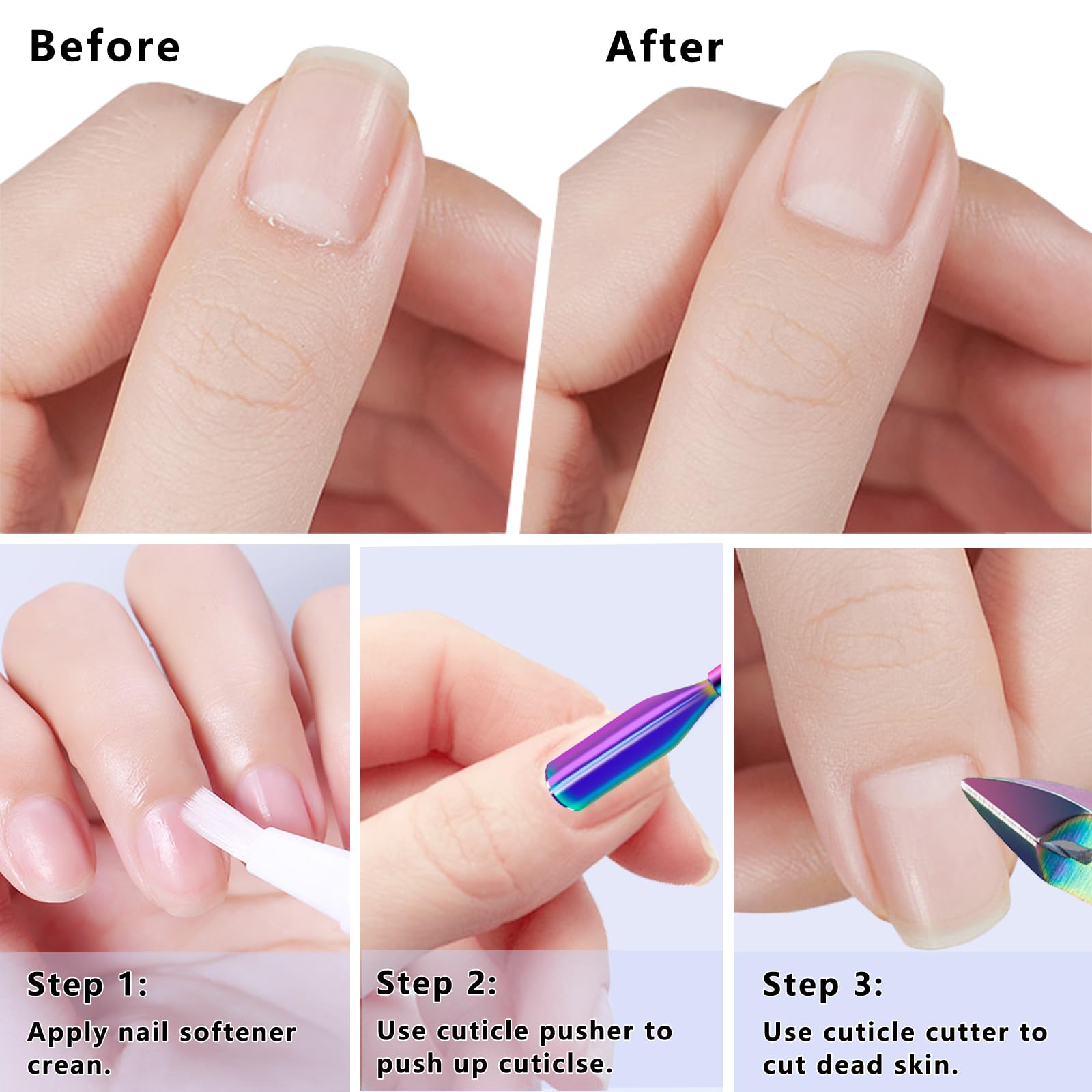 Decute vibrant green nail tools kit, perfect for home or salon.