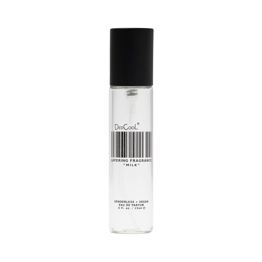 DedCool Milk bottle pour: a fresh, citrus-woody scent ideal for daily wear.