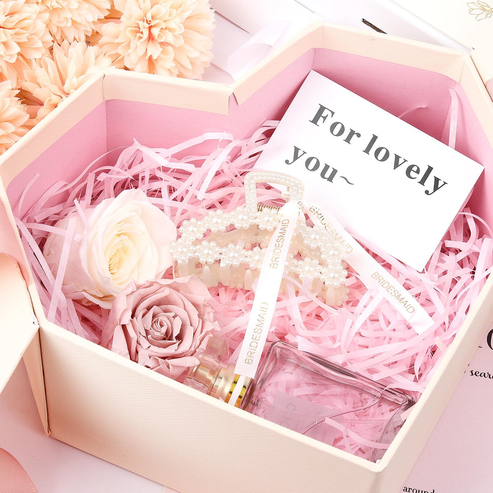 DEEKA conjunto de 8 horquillas para damas de honor, regalo perfecto