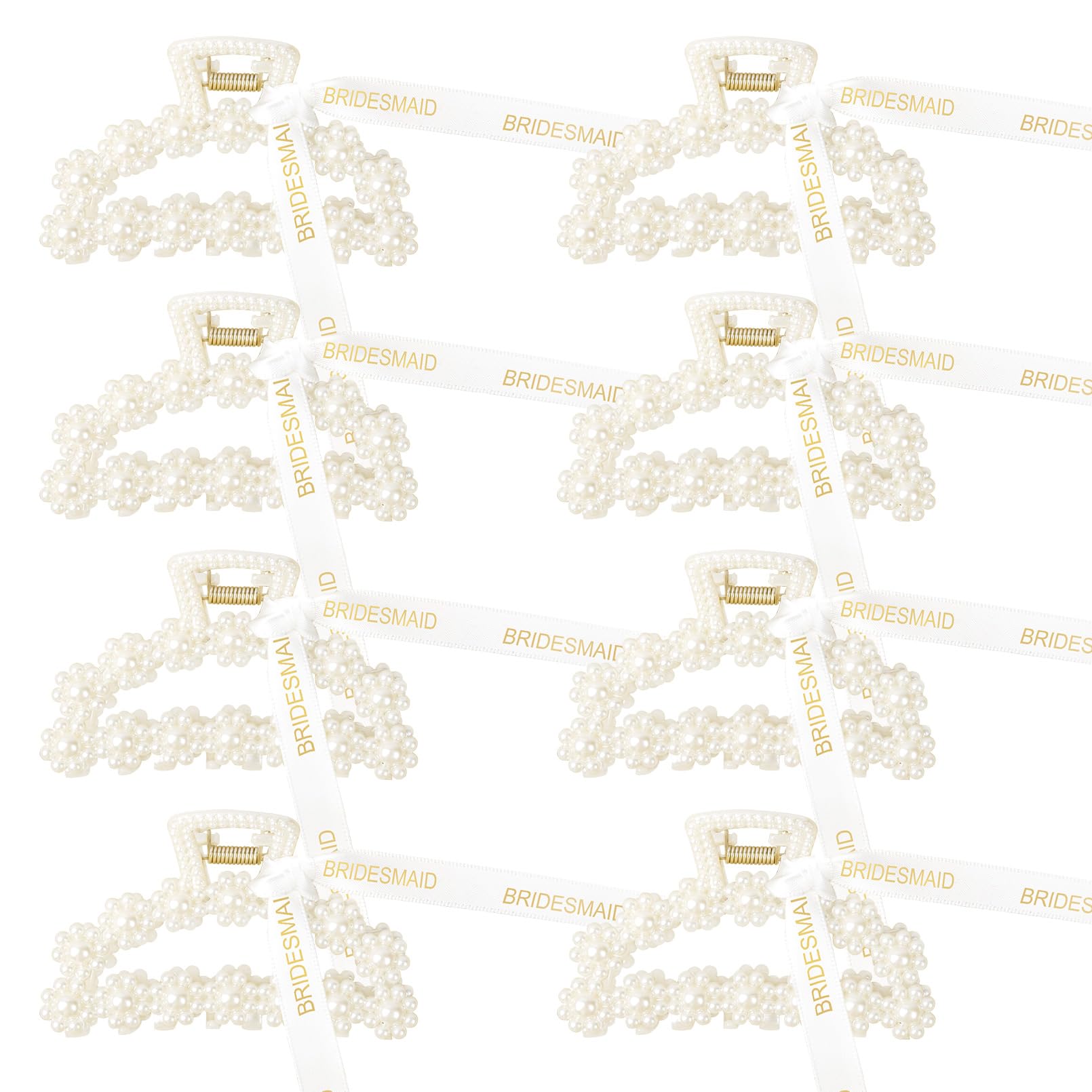 DEEKA horquilla de pelo con perla, conjunto de 8, ideal para damas de honor