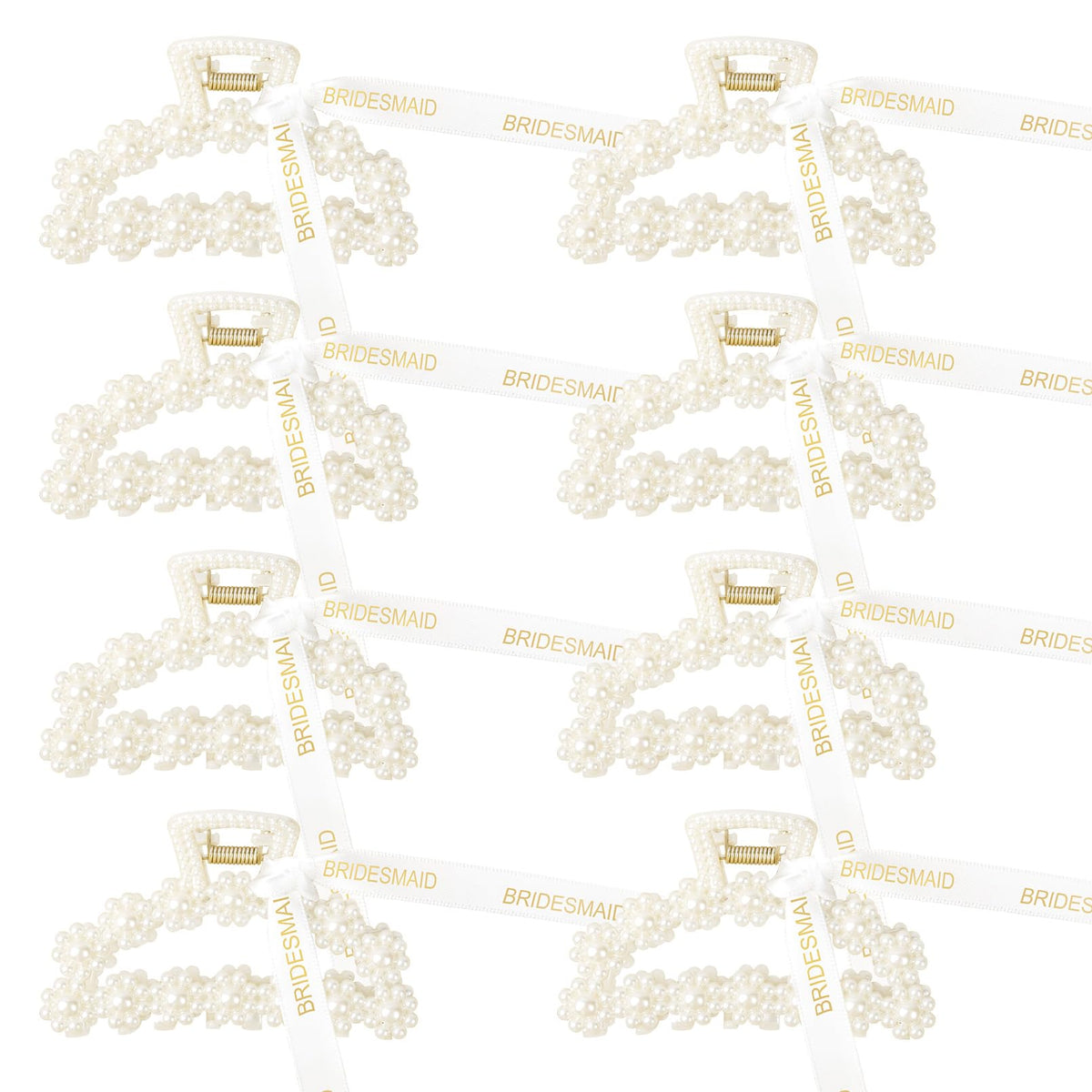 DEEKA horquilla de pelo con perla, conjunto de 8, ideal para damas de honor