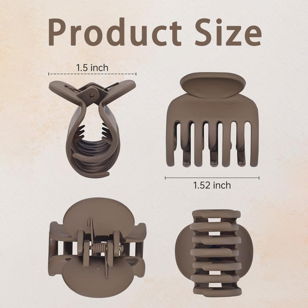 DEEKA double row teeth clip grips thin hair without slipping.
