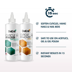 DeEnti Gel Eliminador de Cutícula Instantáneo: resultados en 15 segundos.