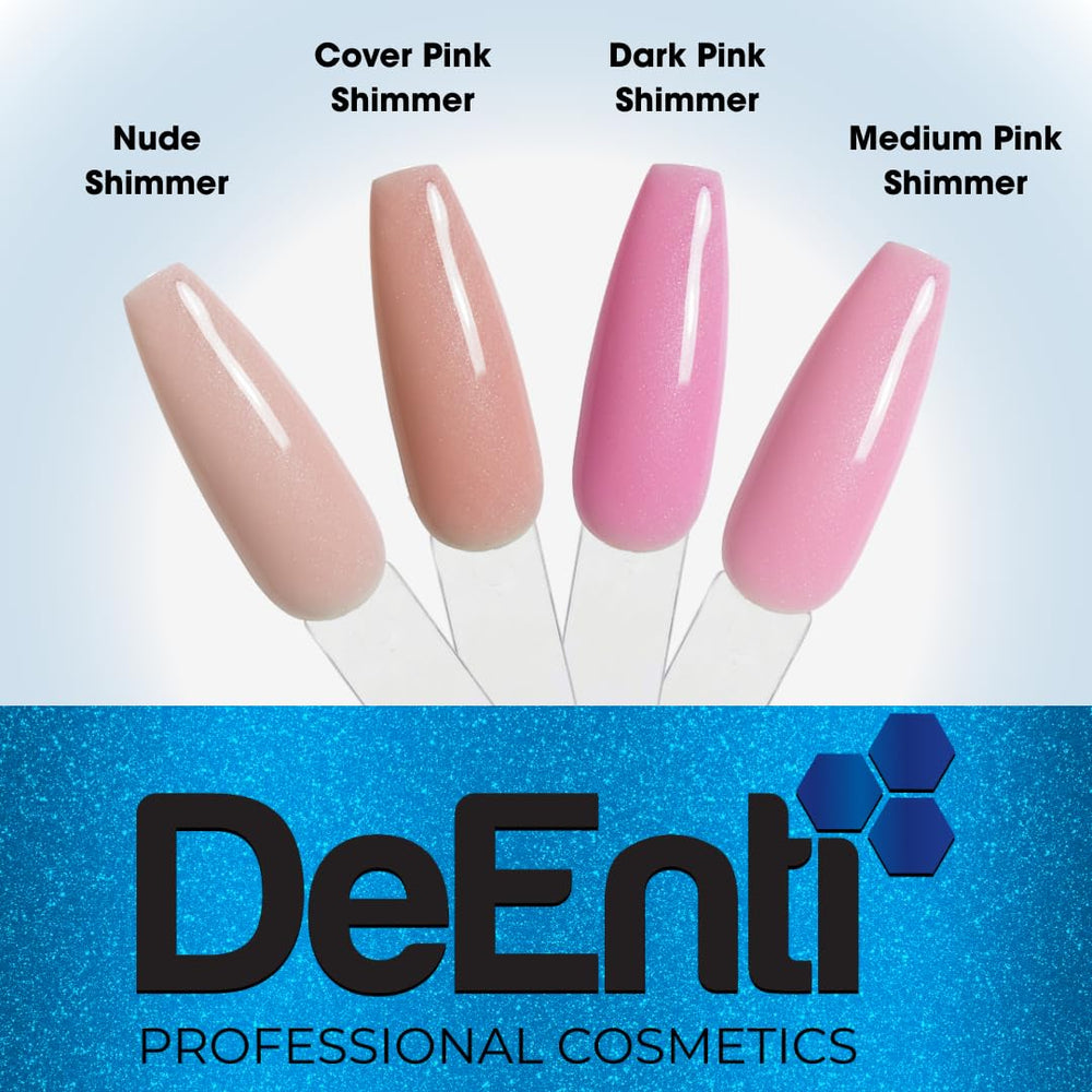 DeEnti polvo acrílico rosado oscuro facilita tallado y modelado de uñas