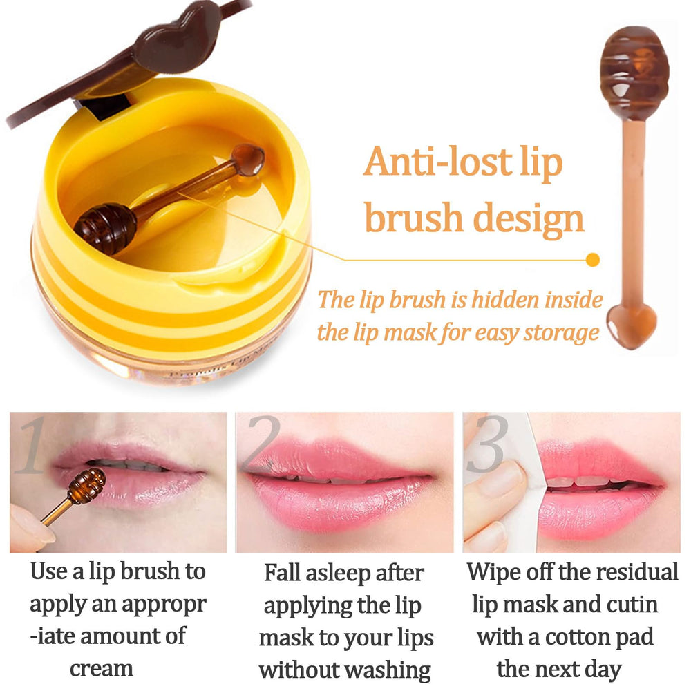 Deepmind bálsamo labial, uso nocturno para reparar labios secos.