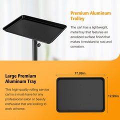 DEER BEAUTY swivel casters roll smoothly for easy navigation around stations.