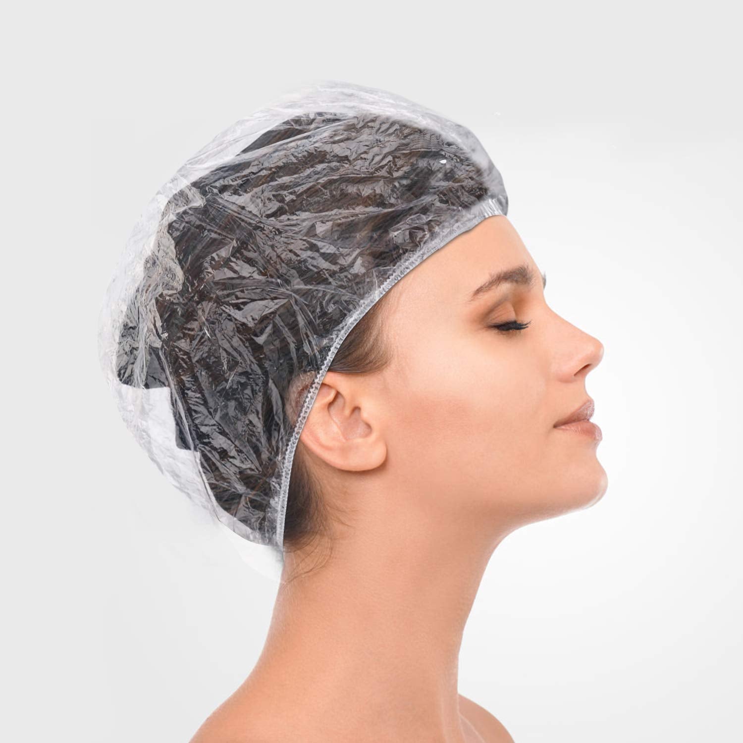 Defabee capas de ducha uso multi, útil para spa, pintura o cocina para proteger cabello y ropa.