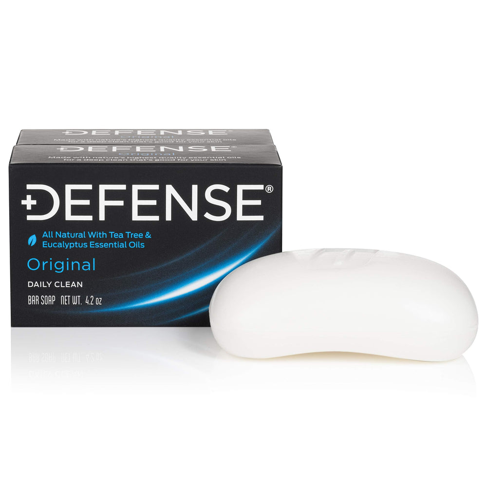 Defense Soap barra-arbol-de-te, limpieza diaria suave para piel saludable.