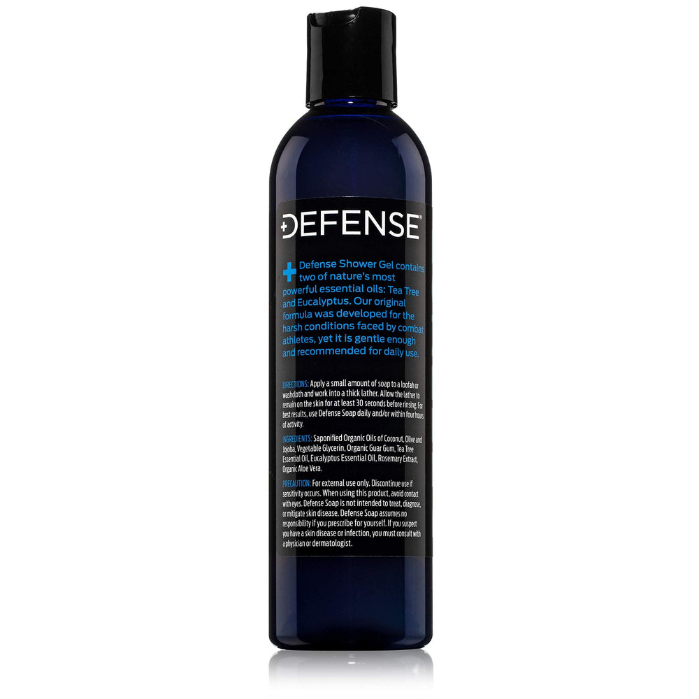 Defense Soap Barrera de piel restaurada para uso diario.