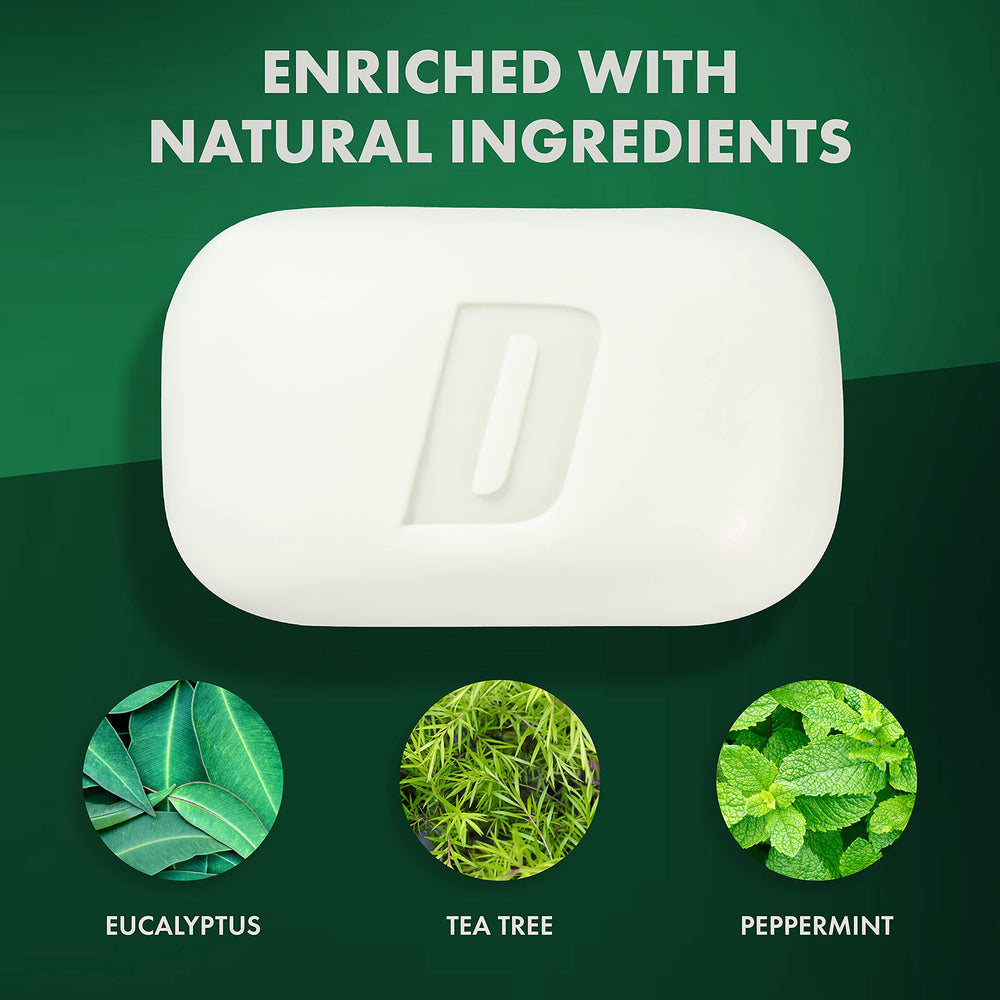 Defense Soap tea tree and peppermint image focusing on soothing, clean feel