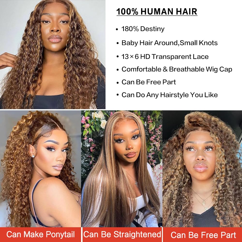 DegHyth pre-plucked natural hairline ensures seamless starter look.