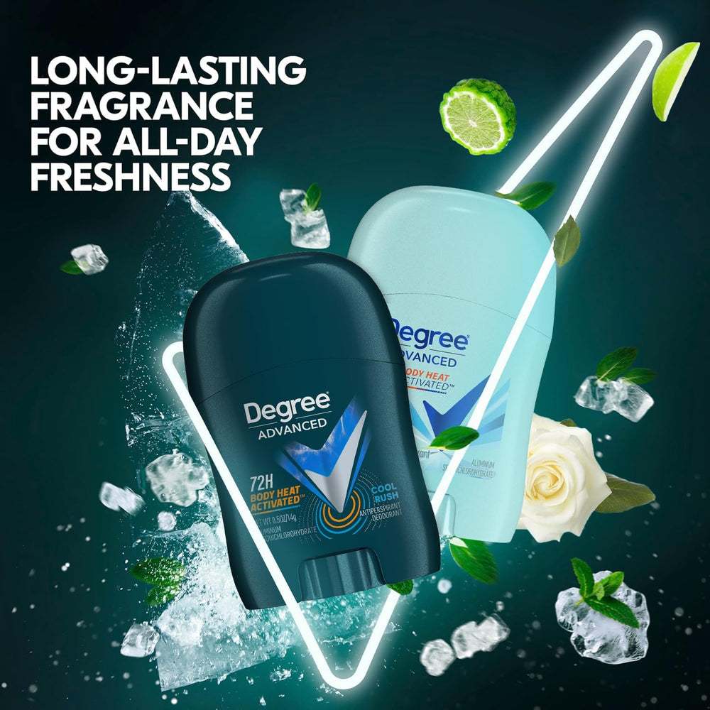 Degree 72H protection on the go concept image.