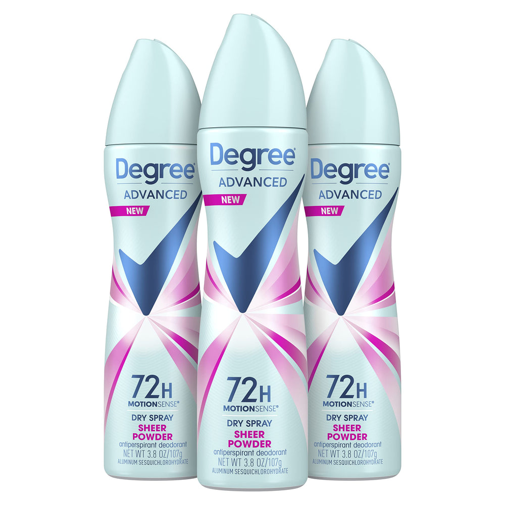 Degree Advanced polvo translúcido spray: frescura instantánea y protección durante el día
