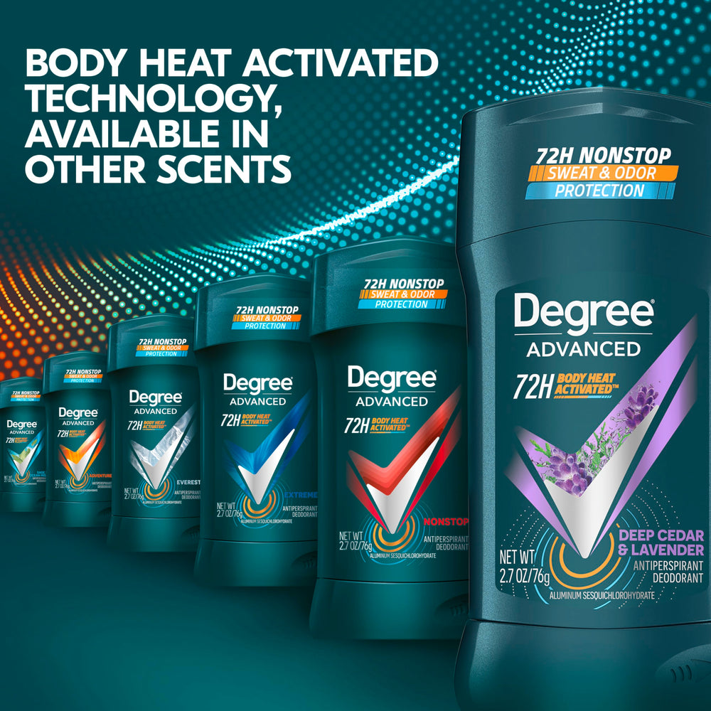 Degree Alcohol-free badge communicates gentle underarm care.