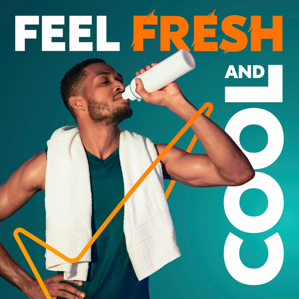 After-work shower with Degree All Day Fresh citrus fragrance energizes the routine