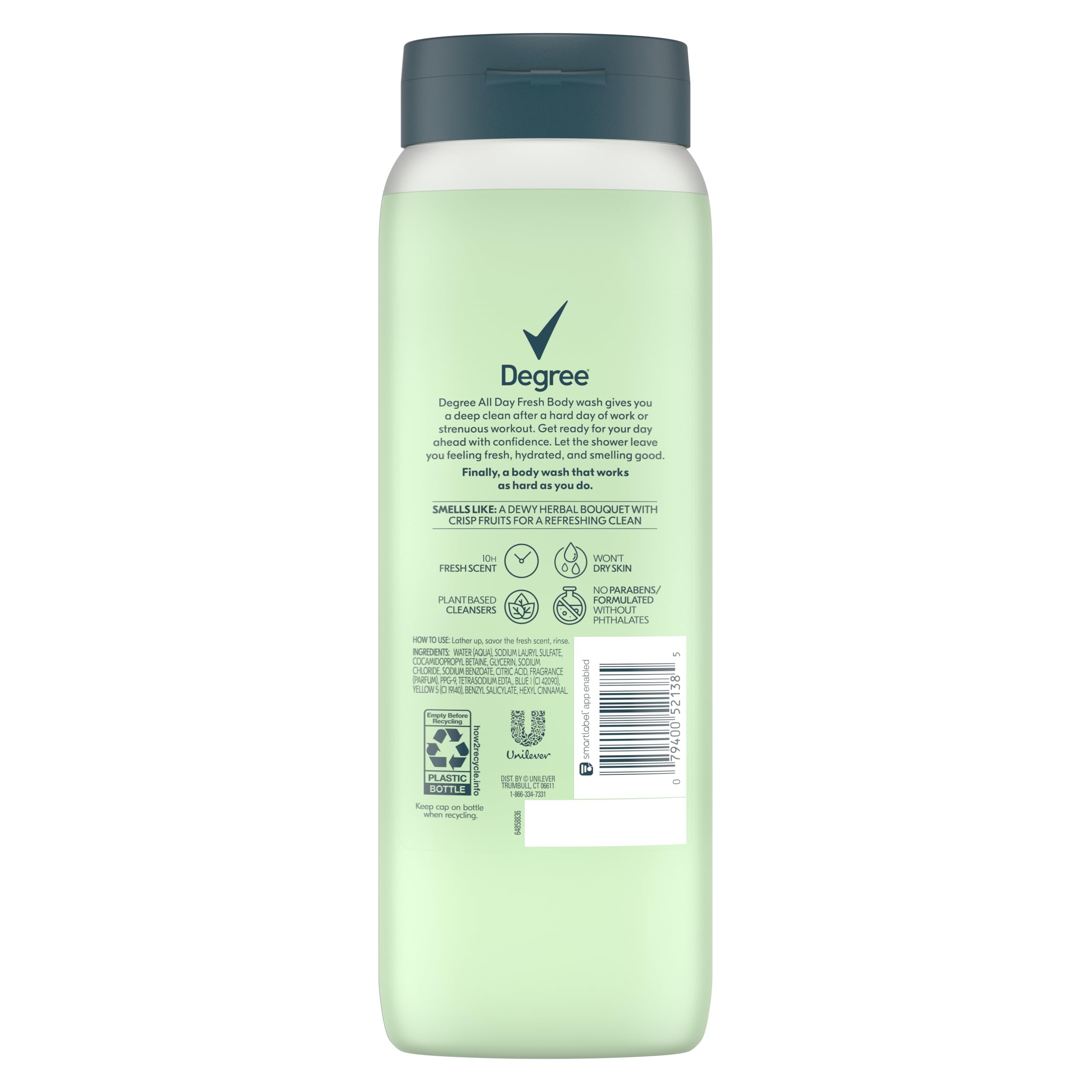 Degree All Day Fresh, aroma energizante, inicio de día con frescura