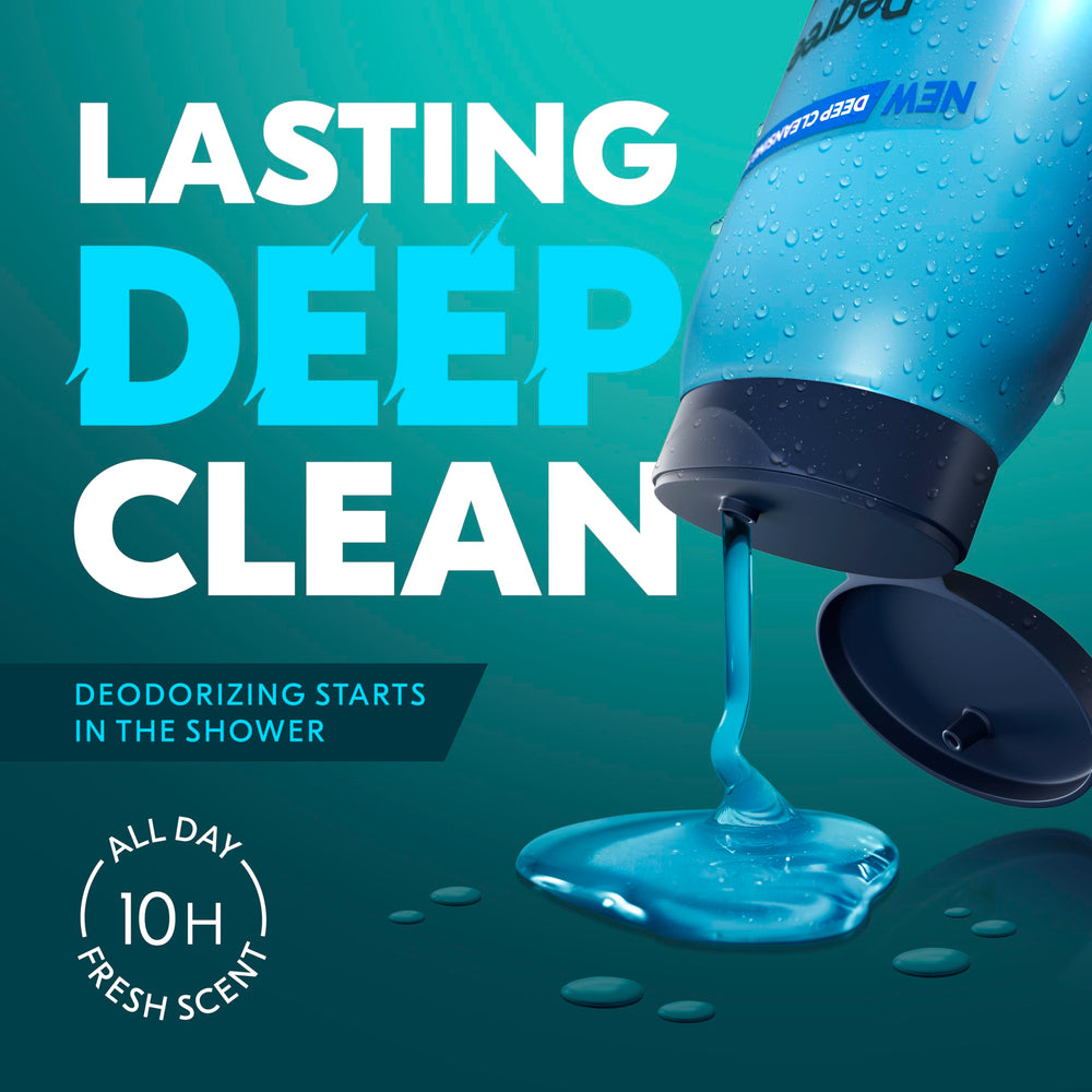 Degree All Day Fresh Cool Rush foam detail enhances daily shower