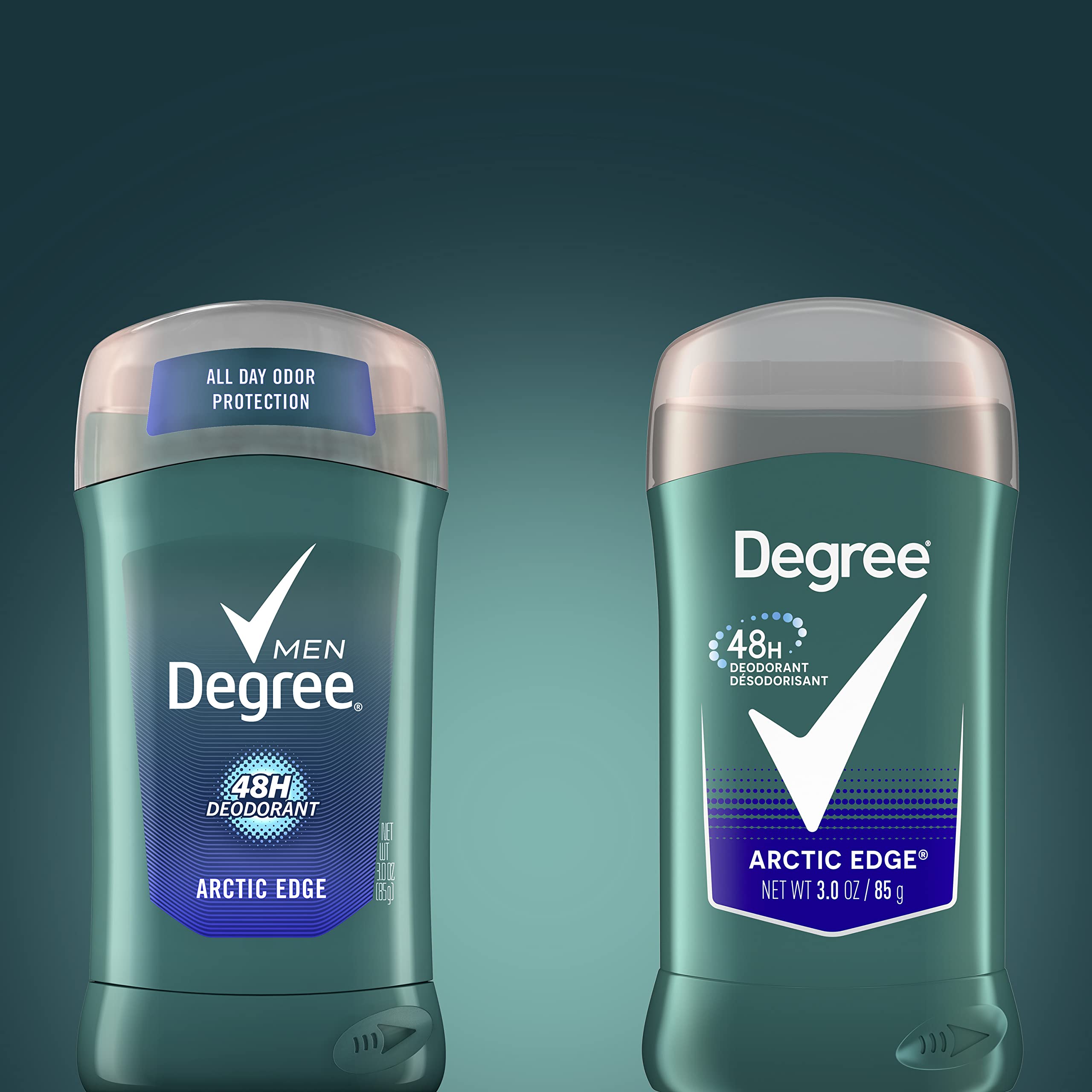 Aluminum-free label emphasizes skin-friendly formulation for Arctic Edge.