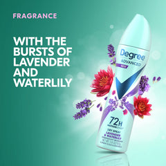 Degree aroma floral lavanda y lirio de agua para una sensación suave